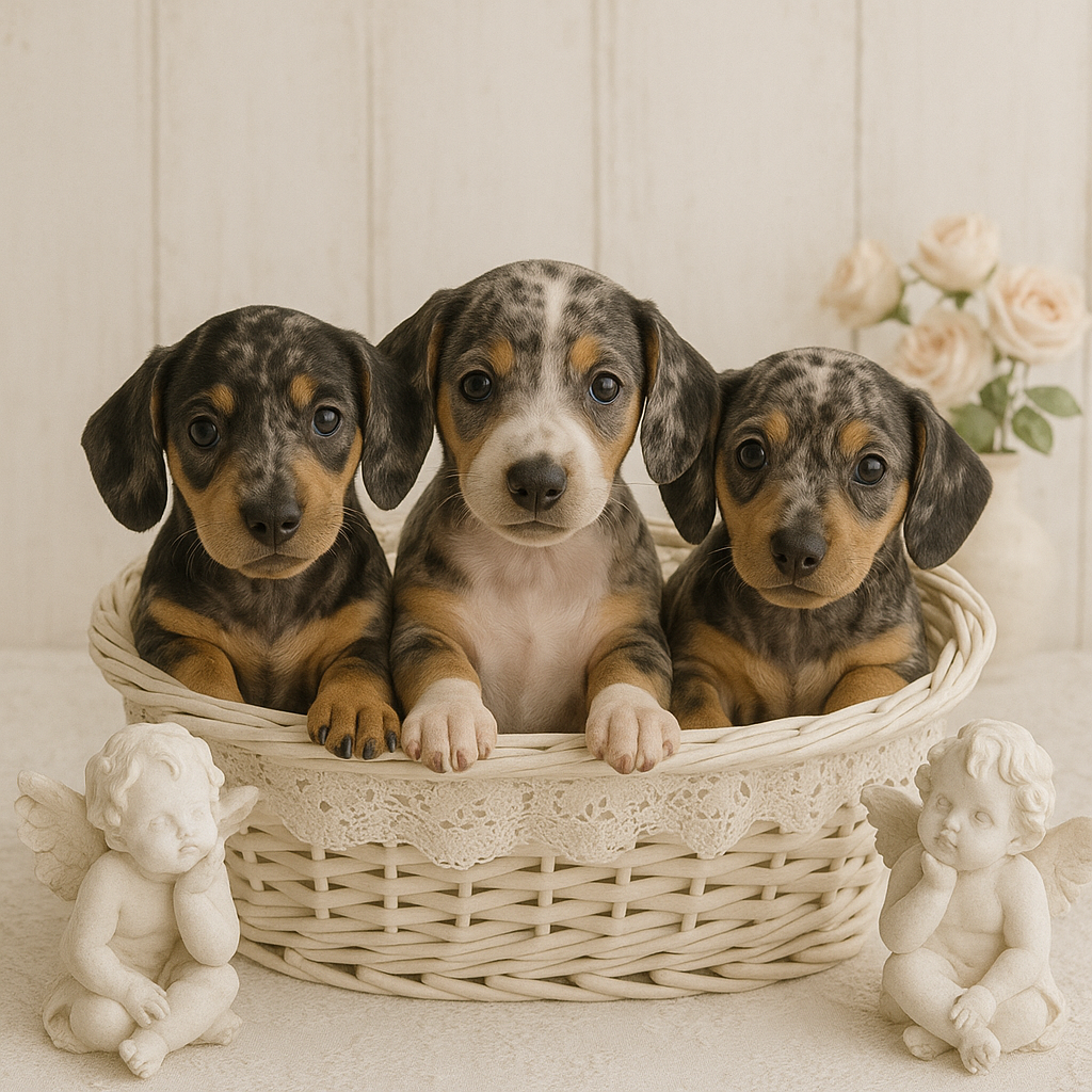 Chiot Teckel nain issu d’un élevage familial français