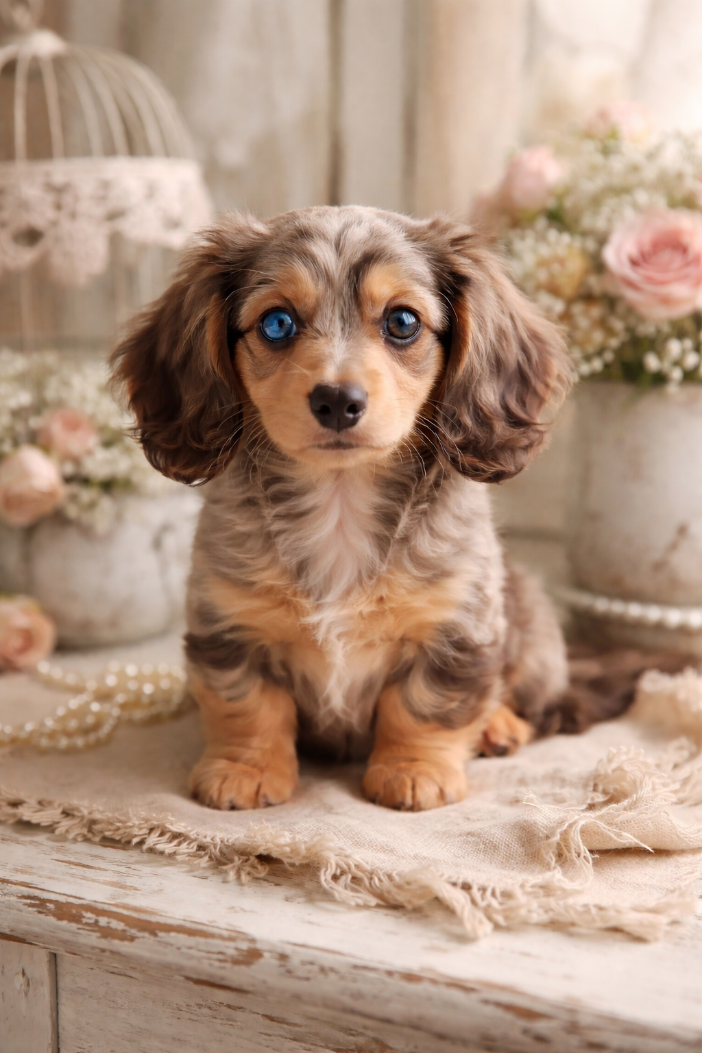 Teckel aux yeux vairons